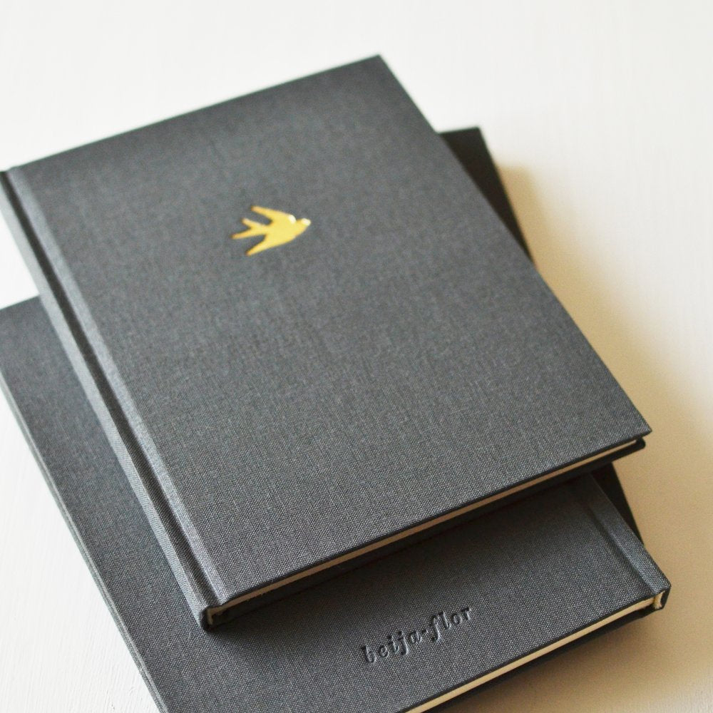 Swallow notebook | Grey | Plain