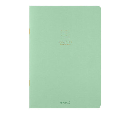 Caderno A5 Verde Pontilhado