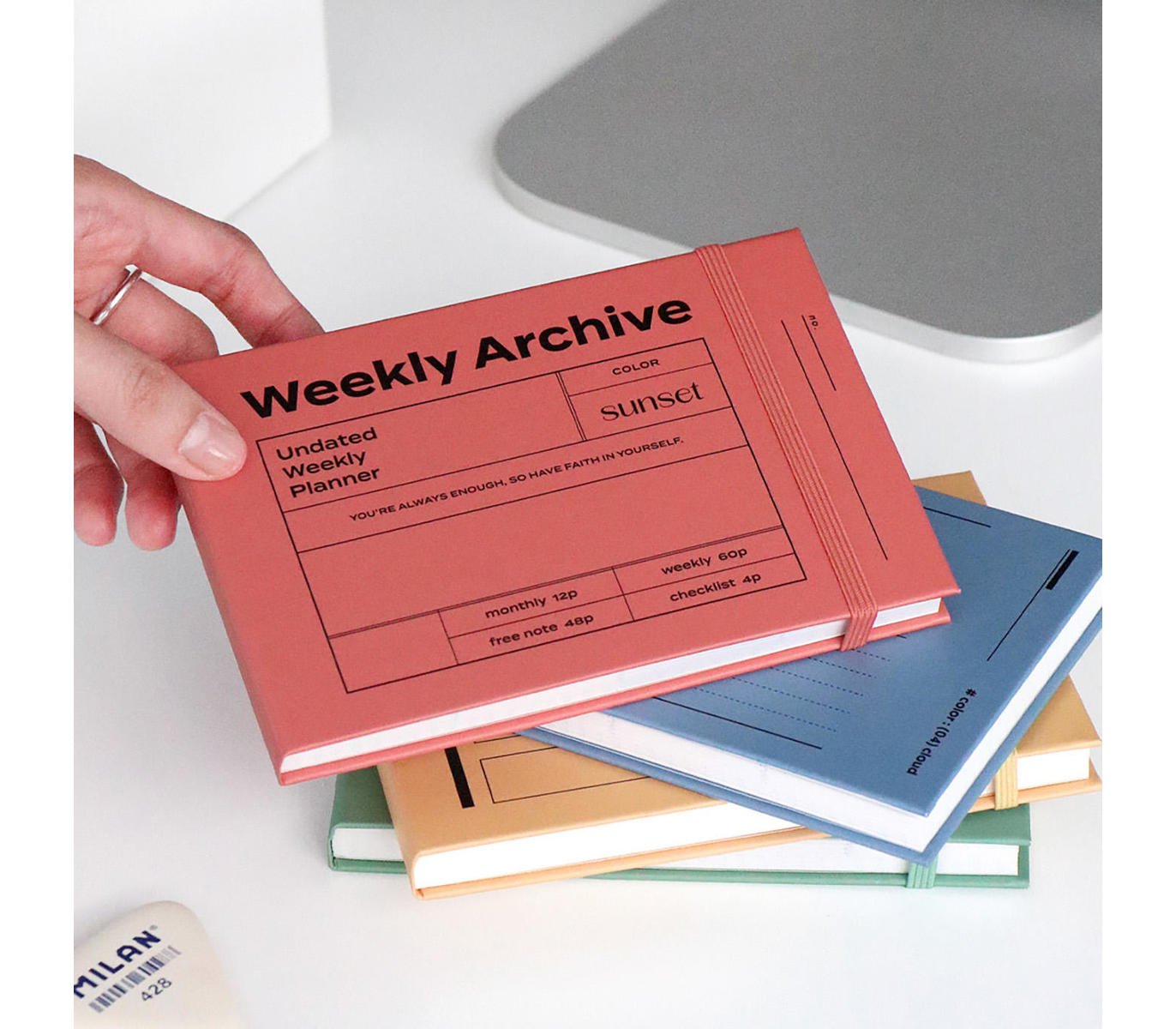 Weekly Archive 6 Months undated planner | Brick