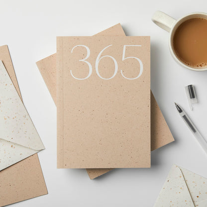 Daily undated planner with 365 days available