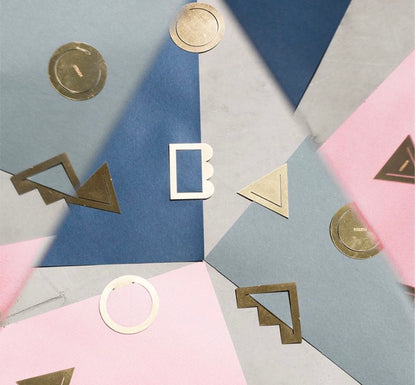 Brass Page Markers ~ Geometric Shapes